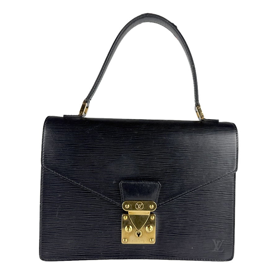ルイ ヴィトン LOUIS VUITTON ハンドバッグ エピ コンコルド エピレザー ブラック ゴールド レディース M52133 z8400
