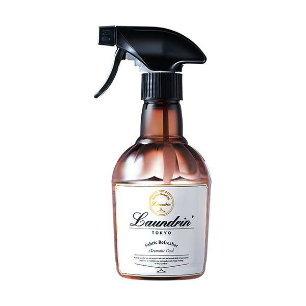 （まとめ） ネイチャーラボランドリン ファブリックミスト アロマティックウード 本体 370ml 1本 (×10セット)
