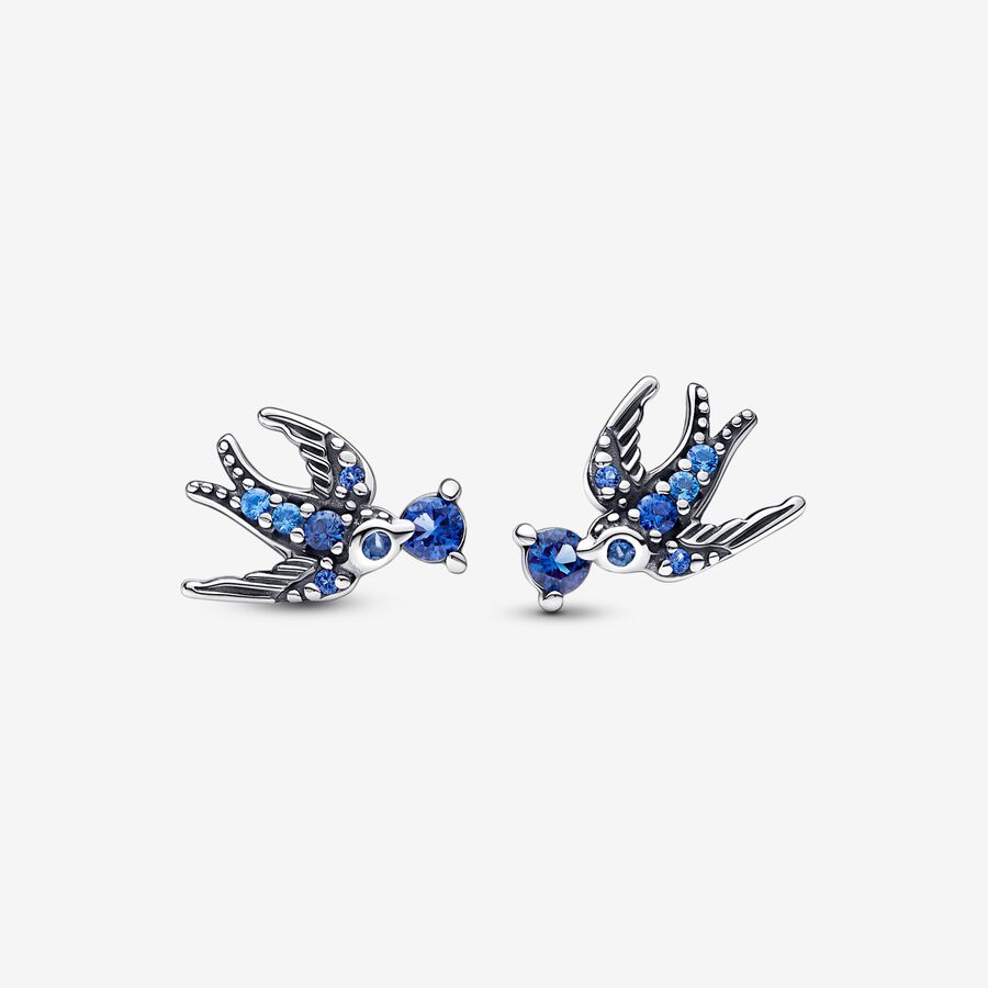 パンドラSparkling Swallow Stud Earrings 292568C01