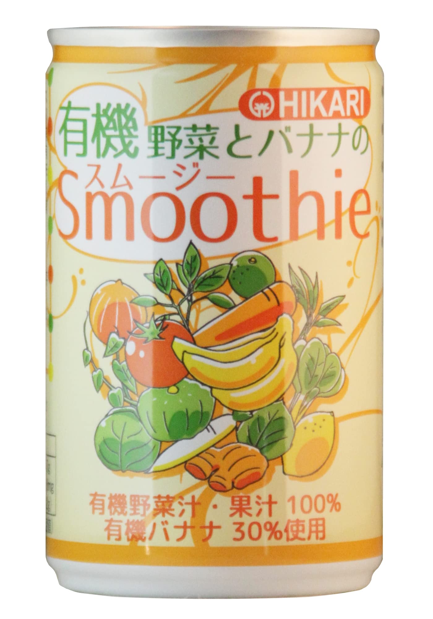光食品 有機野菜とバナナのスムージー 160g×30本