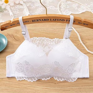 ナイトブラ 育乳 ノンワイヤー レース切替 レディース 大きいサイズ M-6L安い 夜用ブラ シームレス 脇肉薄い 通気性 インナー