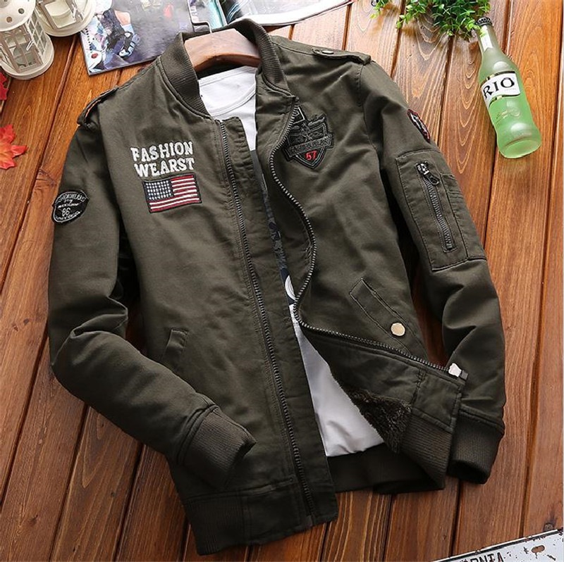 ミリタリージャケット メンズ フライトジャケット 裏ボア 裏起毛 大きいサイズ ブルゾン 軍物 お兄系 コート あったか 厚手 アウター お兄系 秋冬