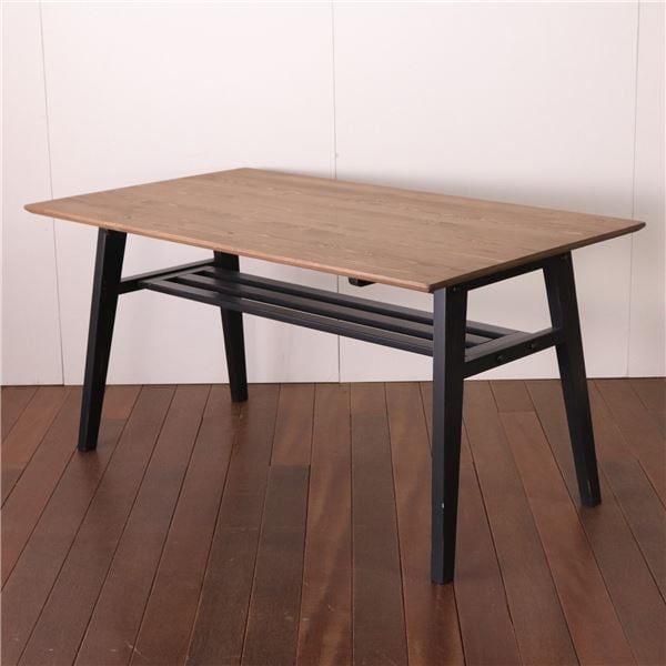 格安即決 食卓 テーブル ブラック 140cm幅 ダイニングテーブル ダイニングキッチン 組立品 北欧 おしゃれ カントリー 天然木 テーブル