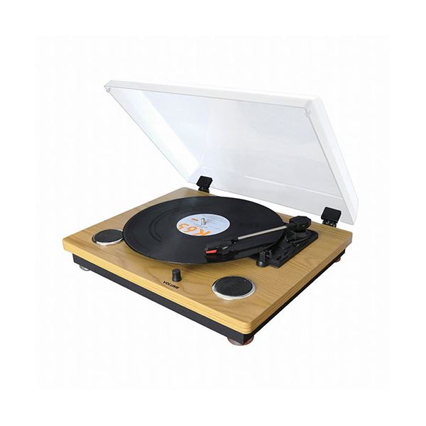 WINTECH スピーカー内蔵レコードプレーヤー KRP-206S （北海道/沖縄/離島配送不可）