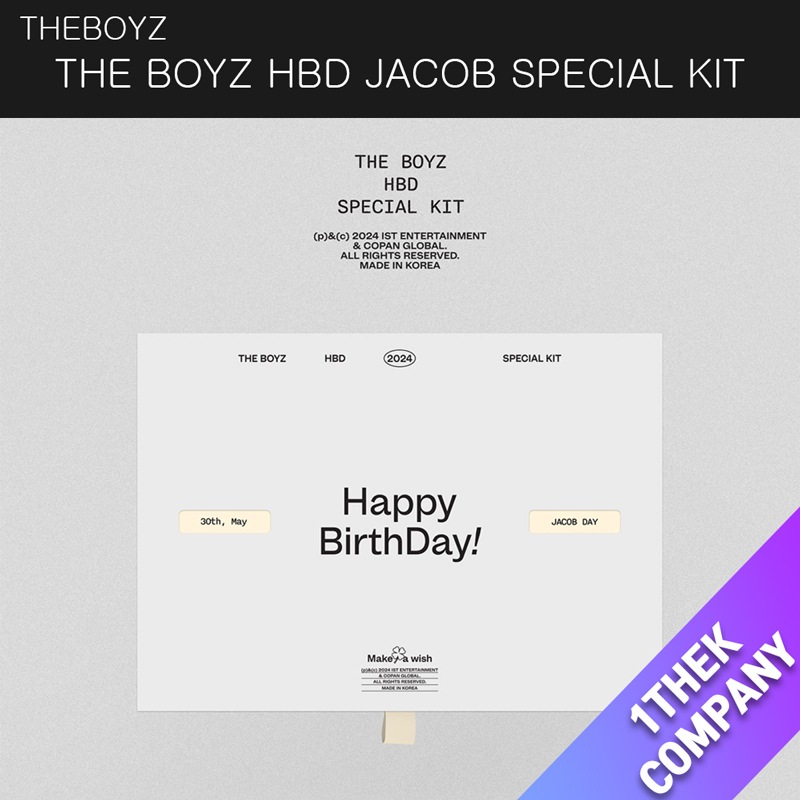 （withmuu初回特典付き）THE BOYZ - THE BOYZ HBD JACOB SPECIAL KIT