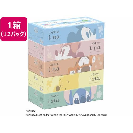 エリエールイーナティシュー 150W5Pディズニーデザイン×12パック 大王製紙