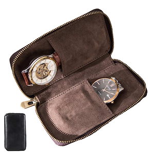腕時計ケース 2本 収納 牛革腕時計 時計ケース 腕時計ケース 収納ケース 腕時計ボックス