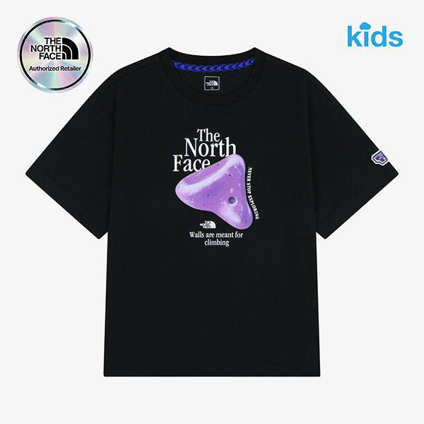 [ノースフェイス公式] キッズアップホールド半袖Tシャツ NT7US02U_BLK