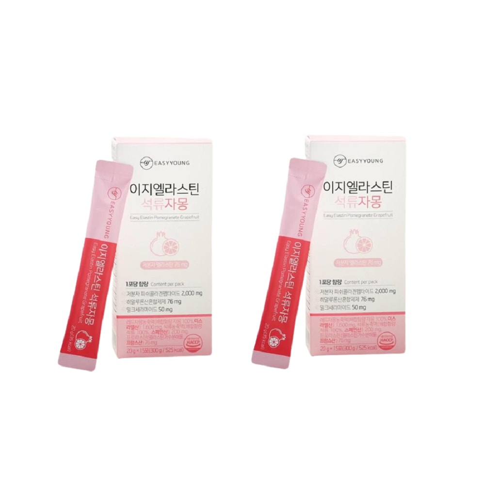 韓国-K MEAL-コラーゲン ヒアルロン酸エラスチン入りイージーエラスチンザクログレープフルーツx2-K FOOD