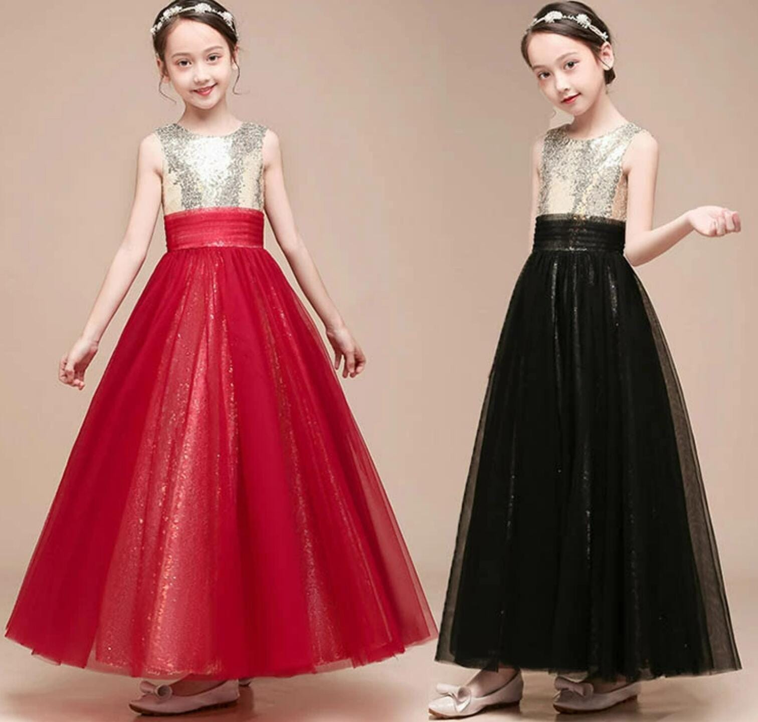 4色 子供ドレス 女の子子供 花柄 キッズ プリンセス ドレス 結婚式/お嫁さん/誕生日/花嫁/舞台/お祝い プリンセス ドレス 子供服 大きいサイズ 110-160