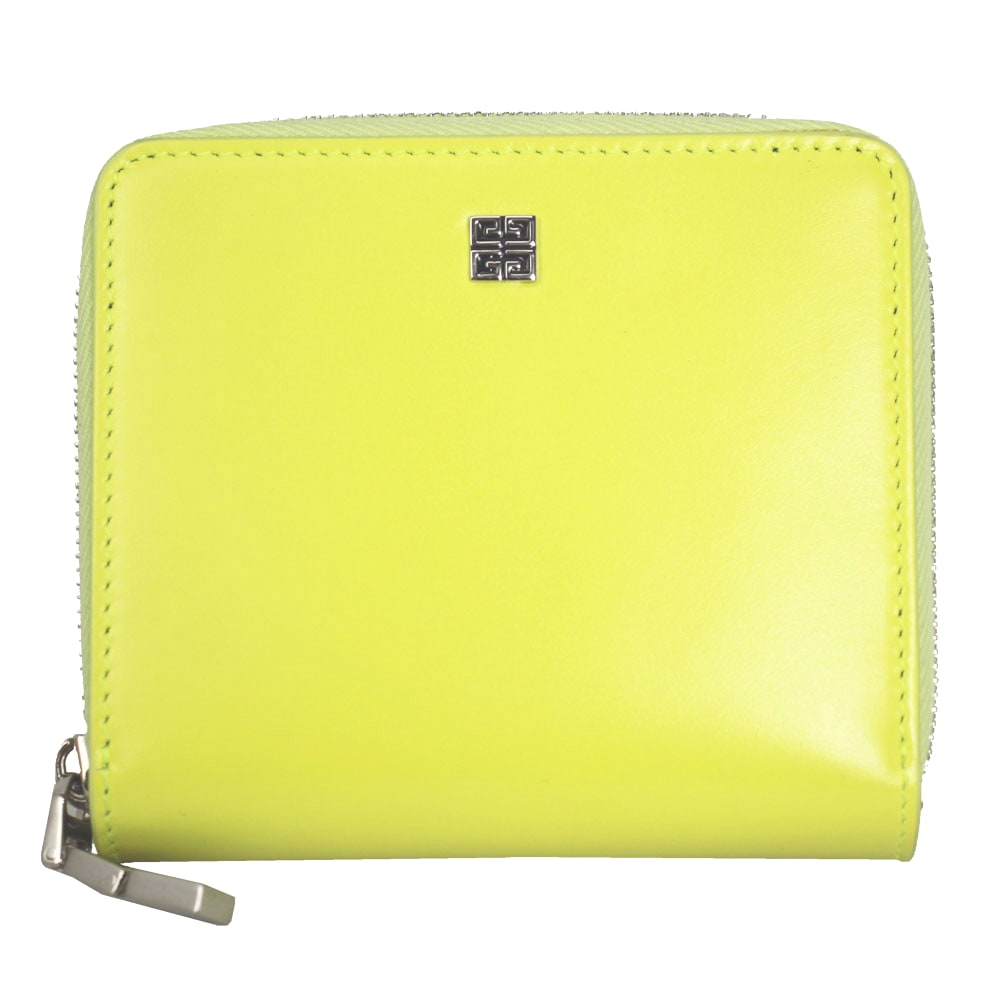 二つ折り財布 4G レザー イエロー BB60K2B199 734