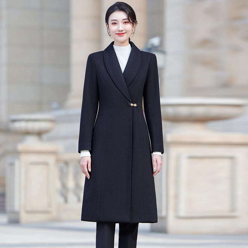 秋服 レディース ファッション オシャレ カワイイ シンプル 大人カワイイ 大きいサイズ キルティング ウール スーツ ジャケット コート フォーマル ウェア ミドル丈