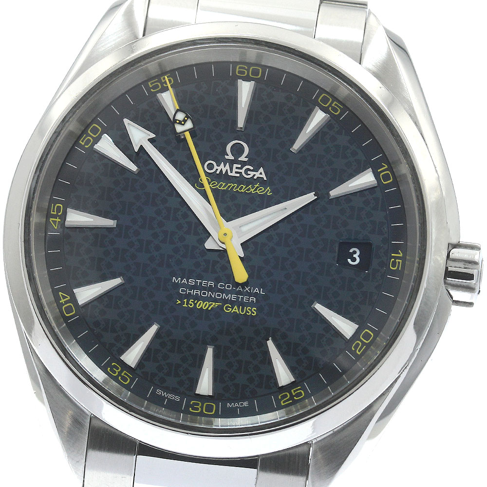 オメガ OMEGA 231.10.42.21.03.004 シーマスター アクアテラ ジェームズ・ボンド007 リミテッド 自動巻き メンズ 保証書付き_890170【中古】