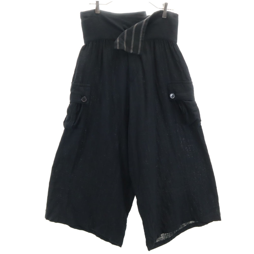 Ys ワイズ 日本製 カーゴパンツ 2 ブラック メンズ 古着