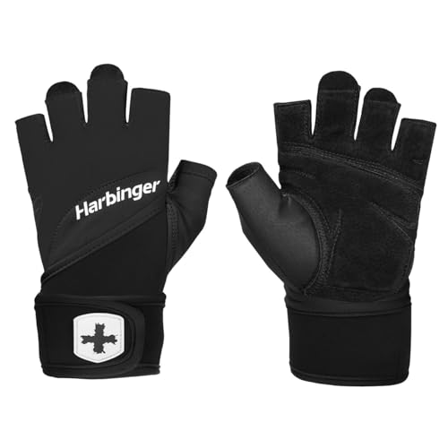 【日本正規品】 トレーニンググローブ 筋トレ ヘビーリフティング用 トレーニングリストラップグローブ2.0 ブラック L(手甲周: 20.3-21.6cm) 22293