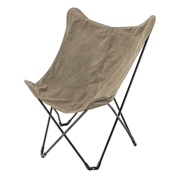 フォールディングチェア カーキ 幅73.5×奥行き81×高さ98×座面高41cm TOE-120KH