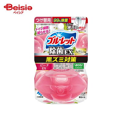 他サイト： 小林製薬 液体ブルーレットおくだけ 除菌EX フレグランス ピーチEXの香り つけ替用 70mlの商品画像