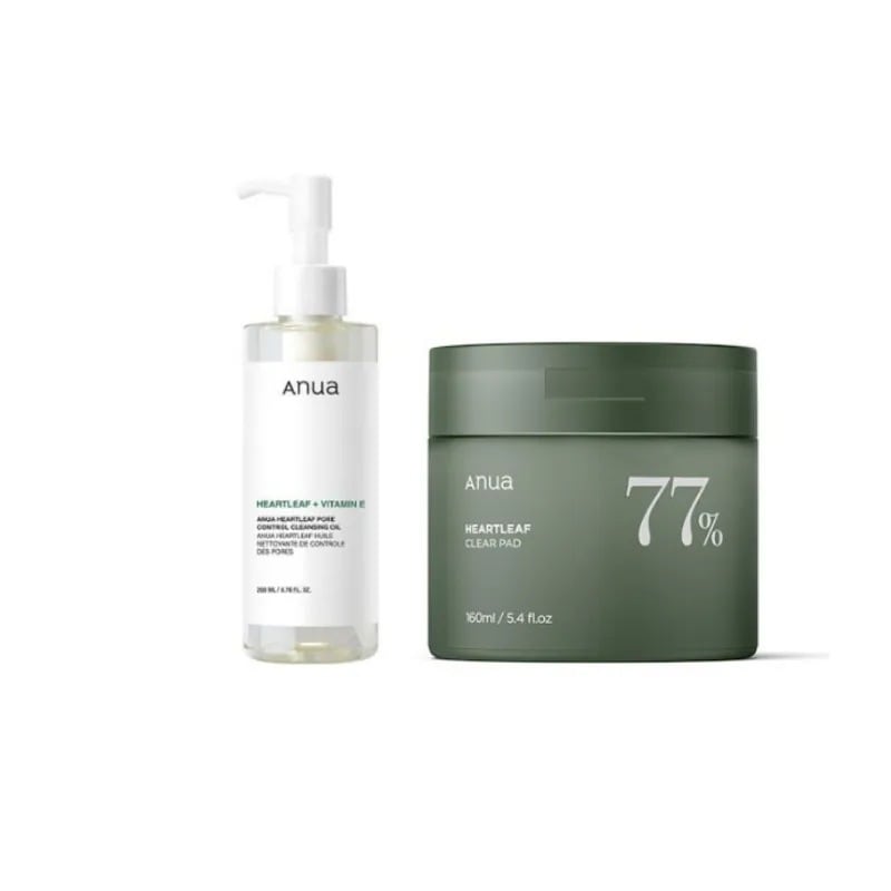 ドクダミ77%クリアパッド(70枚)1個+ドクダミ クレンジングオイル200ml (1個)