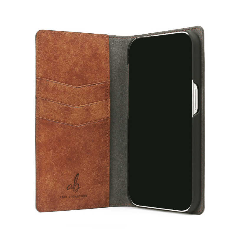 ROA　iPhone 14 6.1インチ MARGOT イタリアンレザーダイアリーケース ブラウン ABBISIGNATURE　ABS24042I14BR