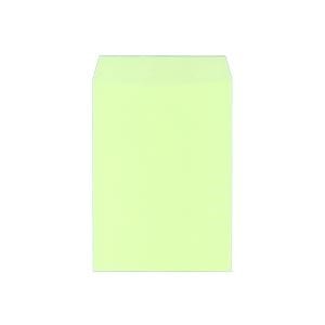 キングコーポレーションカラークラフト封筒 角2 85g／m2 枠なし ウグイス 業務用パック 080411 1箱（500枚）