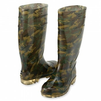 アイトス 65902 迷彩長靴（先芯入り） グリーン 27.0cm