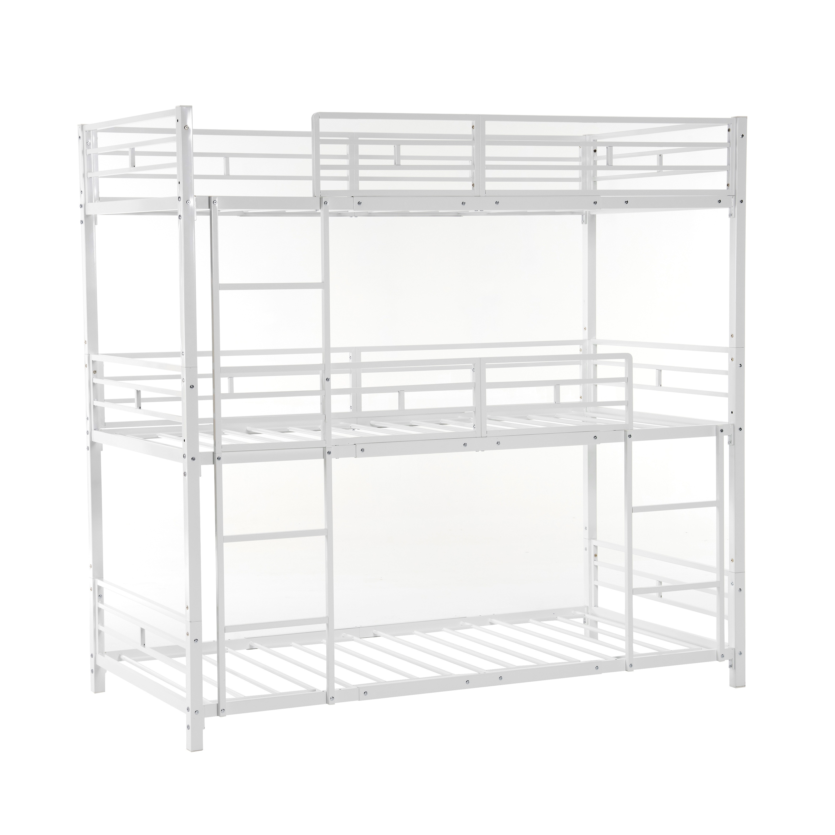 【国内発送I】451三段ベッド 子供 パイプ 三段ベッド 大人用 シングル ベッド パイプベッド 3段ベッド 分離可能 パイプベッド スチールベッド 二段ベッド 新作 コンパクト 省スペース 寮 ブラ