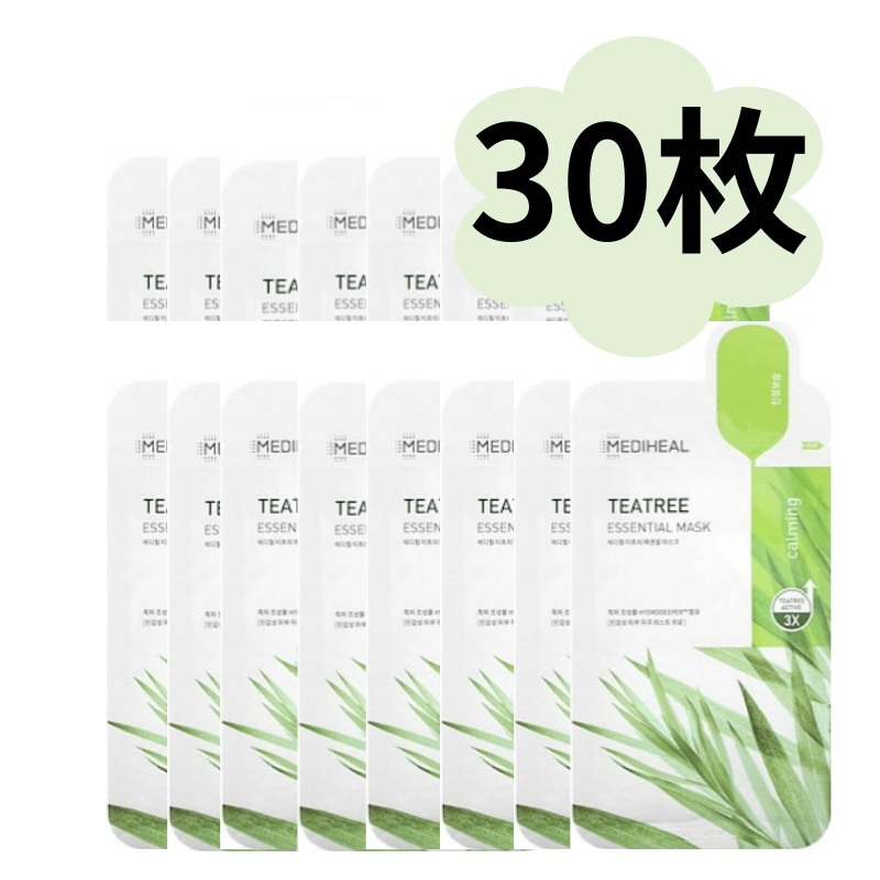 ティーツリーエッセンシャルマスク, 30枚 /韓国コスメ