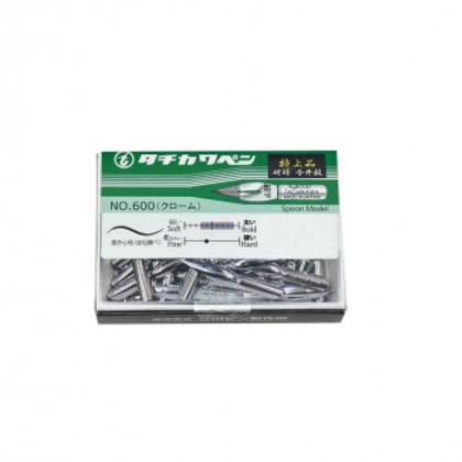 タチカワ ペン先 T600サジペンクローム 100本入特上品 T600C100EX
