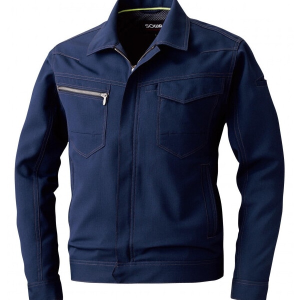 963 長袖ブルゾン 8Lサイズ ネイビー(1) SOWA