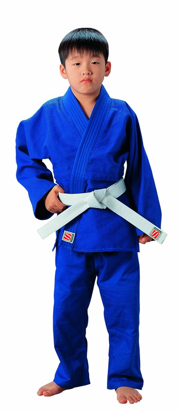 早川繊維工業 九櫻 上下セット 一重織ブルー柔道衣 上下セット JYN5