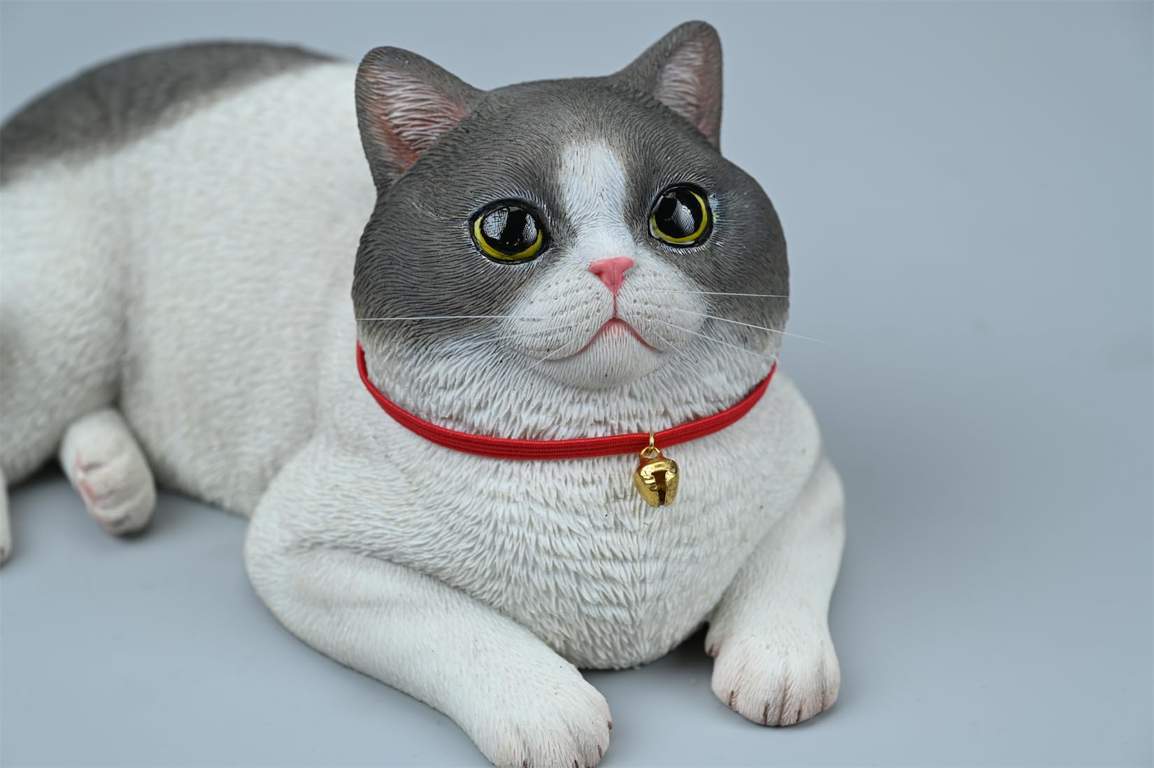 JXK 1/6 サイズ ブリティッシュショートヘア 猫 茶トラ ミケ 黒猫 可愛い ネコ 動物 リアル フィギュア 樹脂 プラモデル 模型 16cm級 完成品 ネコ好き 置物