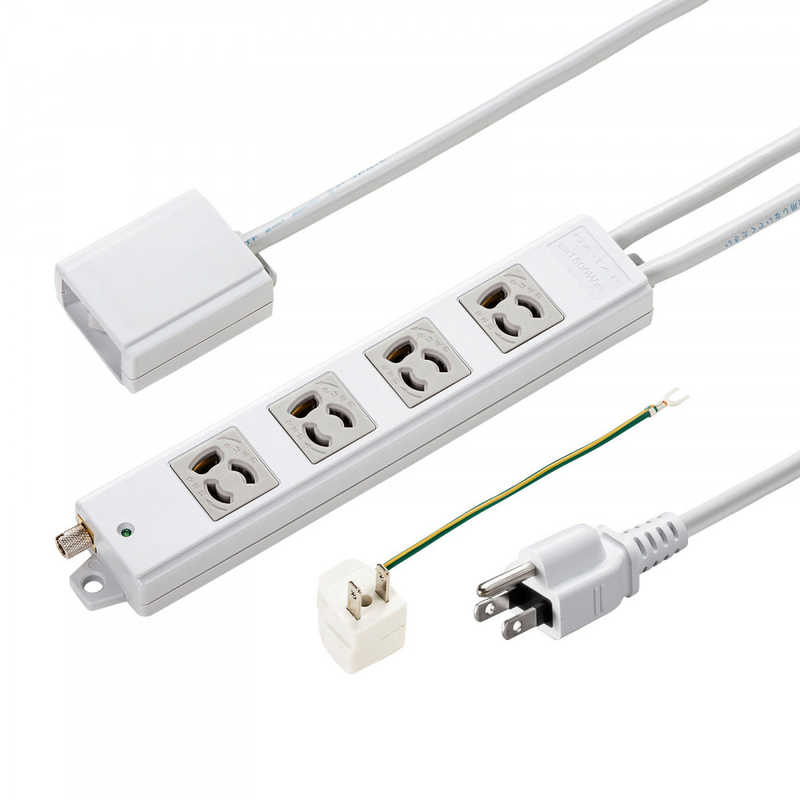 サンワサプライ　手元スイッチ付き抜け止めタップ　TAP-5433MGN2-5