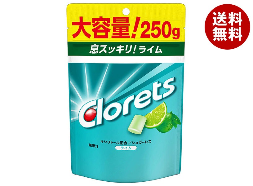 モンデリーズ・ジャパン クロレッツXP ライムスタンド パウチ 250g×6個入