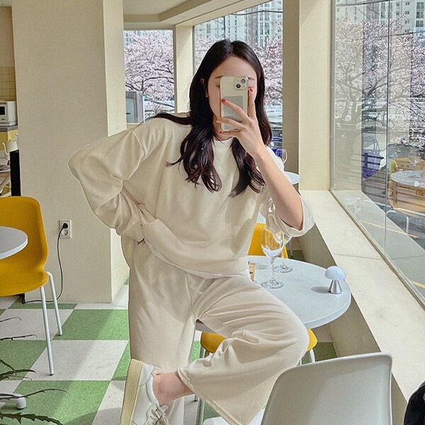 ピープルズ_パンツ ツーピースセット_ビッグサイズ