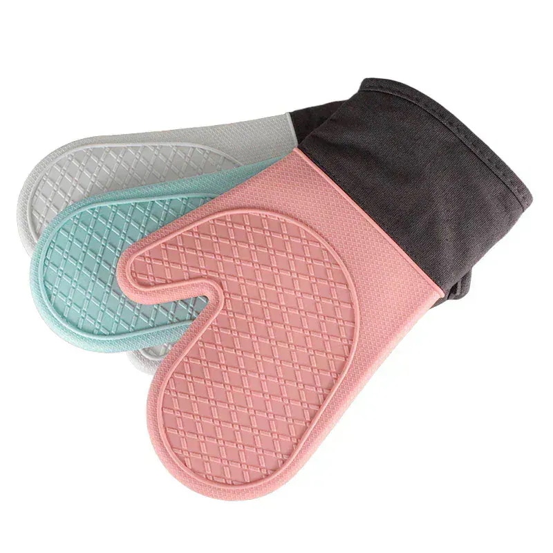 SNSで話題 鍋つかみ シリコンミトン 2個セット 耐熱 キッチングッズ 台所用品 滑り止め 防水 キッチングローブ オーブン トースター アウトドア おしゃれ か