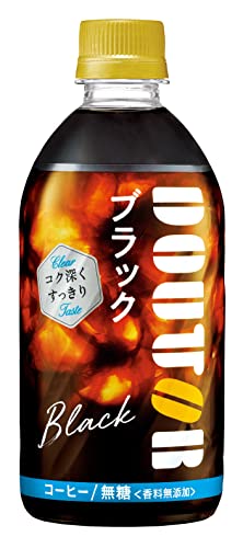 アサヒ飲料 ドトール ブラック 480ml24本 コーヒー