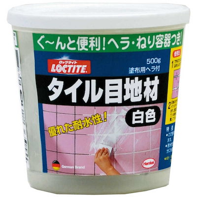 他サイト： ヘンケルジャパン　タイル目地材 白色 500g　DTM500_の商品画像