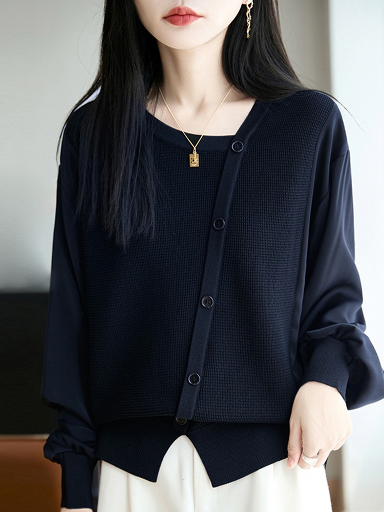 Plus Size Women s Autumn 2025 New Fat mm Loose Knitted Bottoming Shirt Sweater to Cover the Belly an