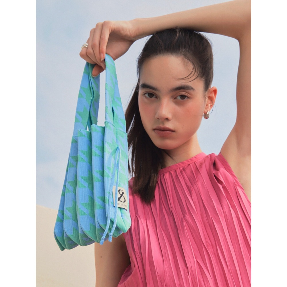 JOSEPH & STACEY ラッキープリーツニット S スコットランド(ALL)ショルダーバッグ