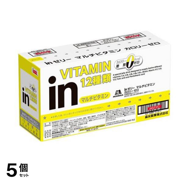 inゼリー マルチビタミン カロリーゼロ パイナップル味 180g (×6個) 5個セット