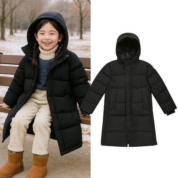 2284OK558U 保温ウェルロン キッズ 共用 ベンチコート ロングパディング