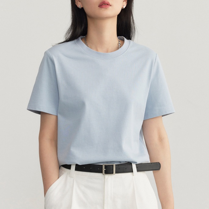 トップス レディース Tシャツ シンプル 無地 半袖 きれいめ 6色展開 メンズライク ラウンドネック カットソー シンプル 袖あり かわいい 大人可愛い おしゃれ 大人女子 クール 普段使い 抜け