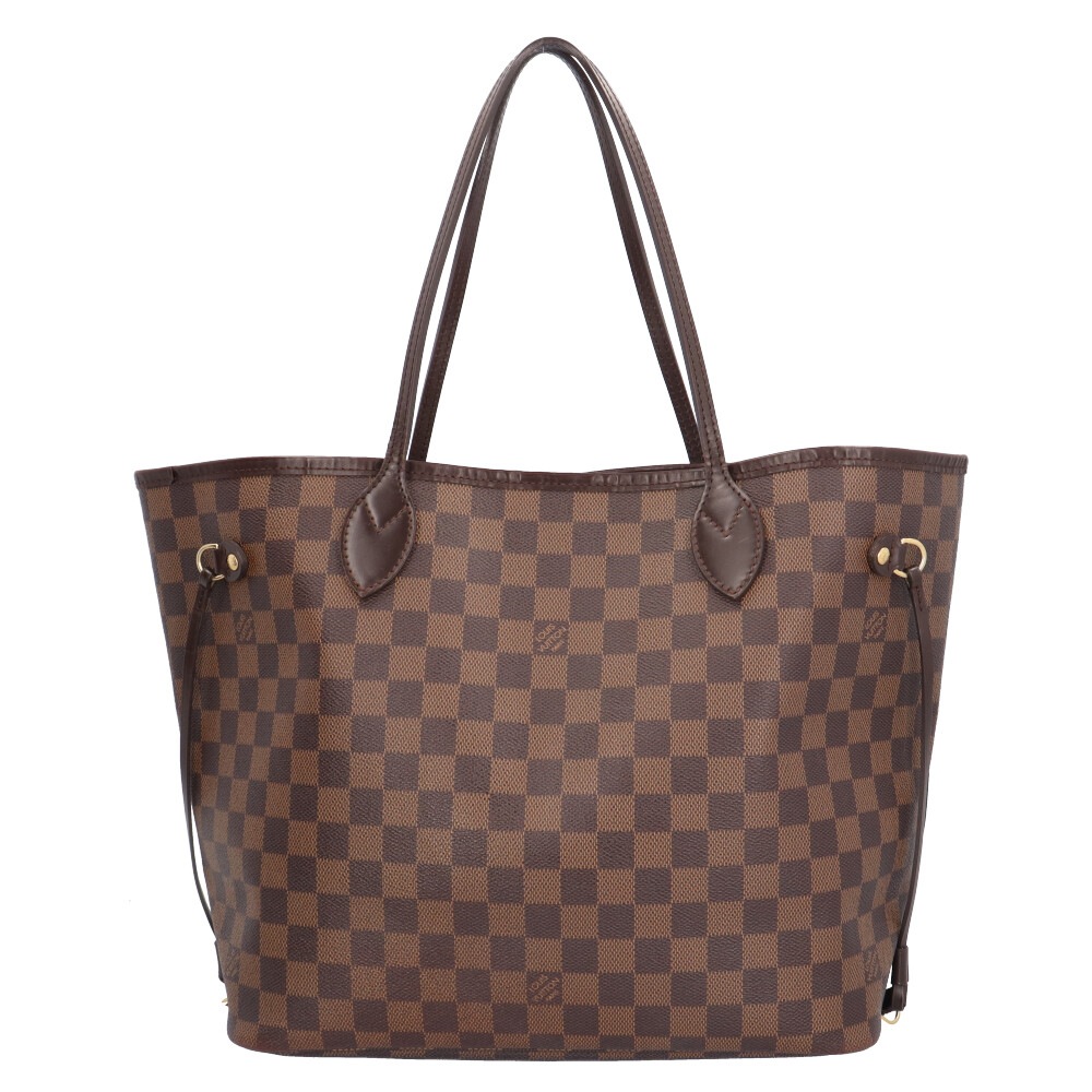 ルイヴィトン ネヴァーフルMM ダミエ トートバッグ ダミエキャンバス N51105 ブラウン LOUIS VUITTON 中古