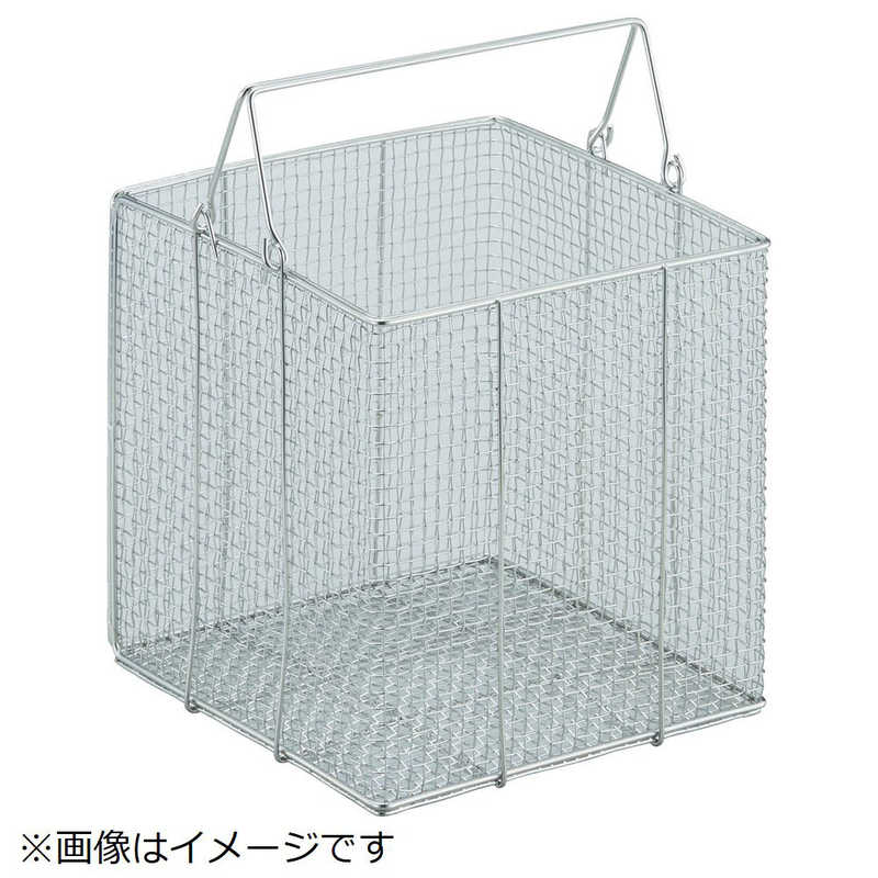 トラスコ中山　TRUSCO ステンレス洗浄カゴ 角型 有効内寸290X290X295　TSK-3030N