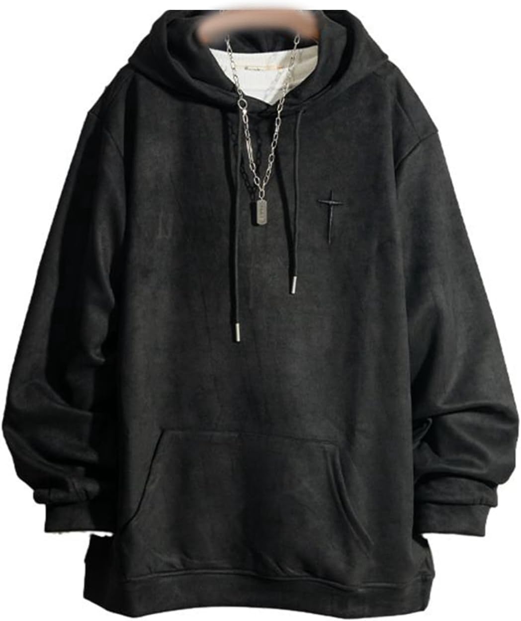 パーカー メンズ 秋服 長袖 プルオーバー フードパーカー フード付 刺繍 ウォッシュ加工 大きいサイズ 伸縮性 薄手 プルパーカー オシャレ スウェット 学生 カジュアル ストリート 散歩 贈り物