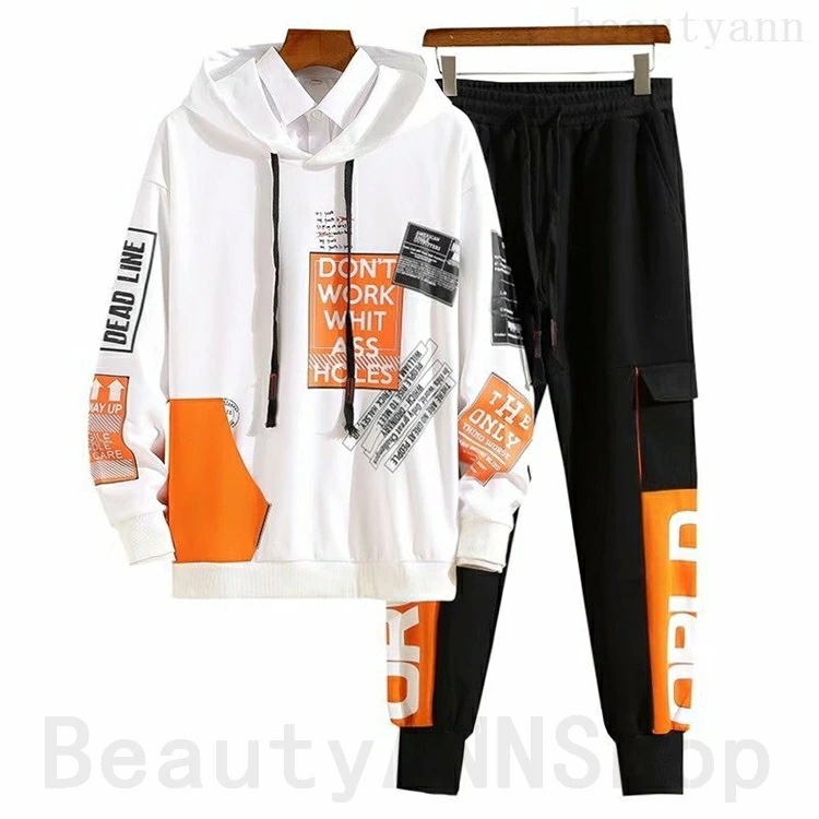 ジャージ メンズ 上下セット 秋冬 スポーツウェア 2点セット フード付き パーカー 長袖 スウェットパンツ 伸縮 カジュアル 学生 通学 ルームウェア 部屋着 通気 10代20代 5,007円