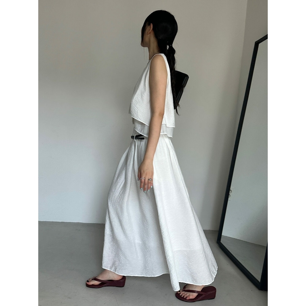 apoem シアーレイヤーセットスカート (2C)