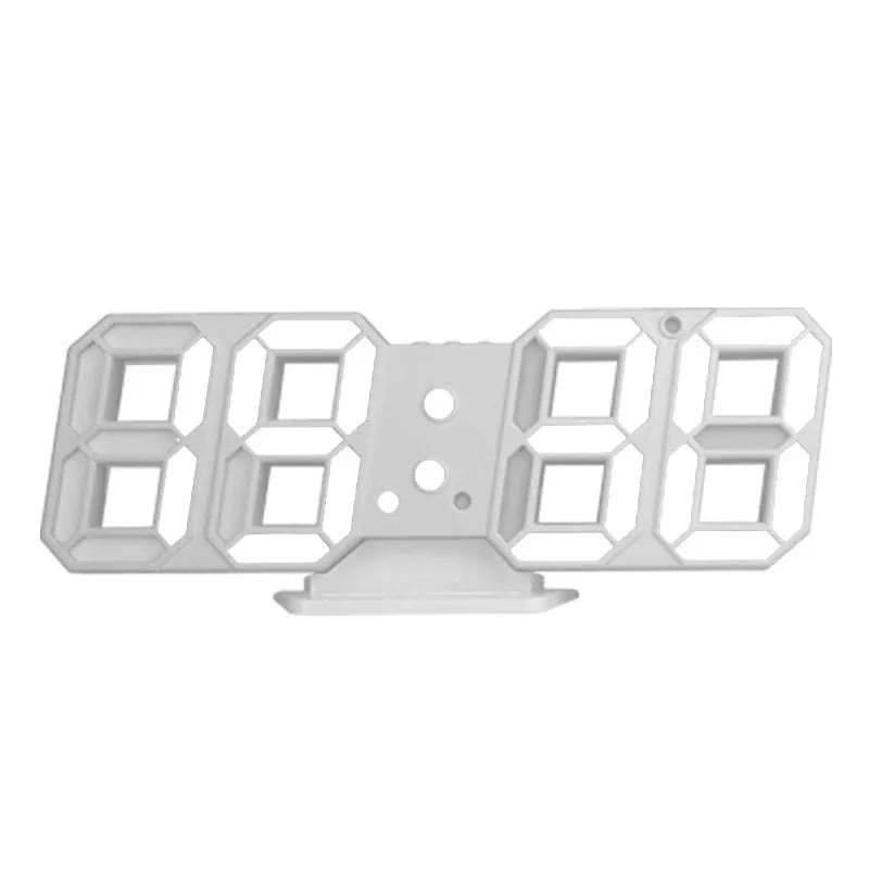 【団体購入価格（10個）】LEDデジタル時計 韓国インテリア 3Dデザイン 卓上時計 目覚まし時計壁掛け置き時計 21,463円