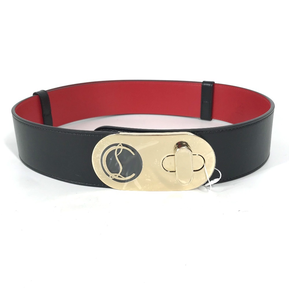 ベルト 3205138 W ELISA BELT エリサベルト レザー ブラック