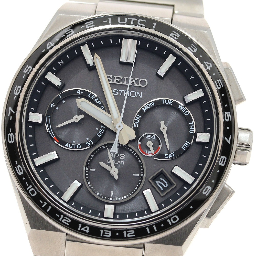 セイコー SEIKO SBXC111/5X53-0BR0 アストロン GPS デイデイト ソーラー電波 メンズ 美品 _903871【中古】